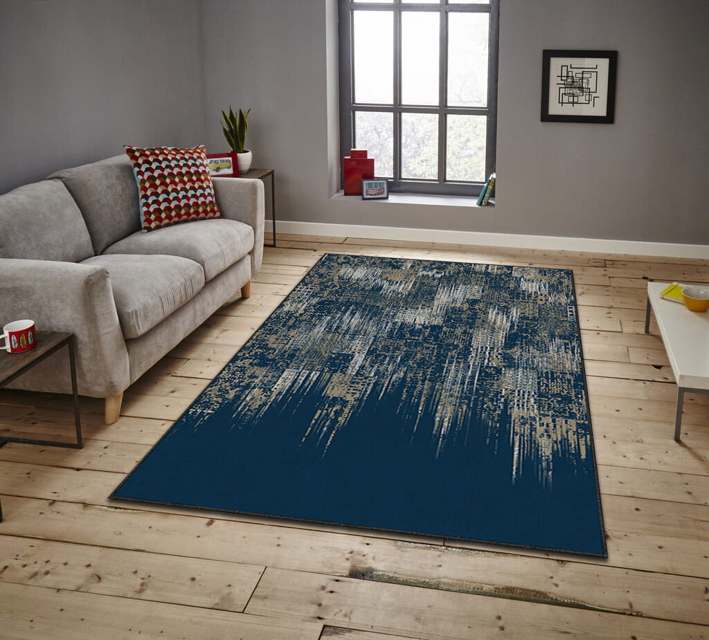Conceptum Hypnose Tepih Asr Crpt-28, Pravougaoni, 100x180 cm, Tamnoplavi Cene
