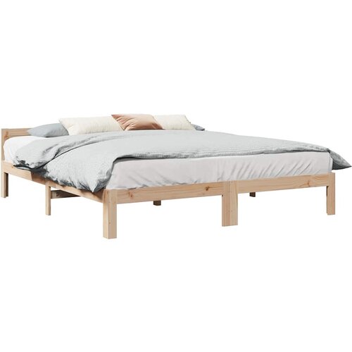 vidaXL Okvir kreveta bez madraca 180 x 200 cm od masivne borovine Cijene