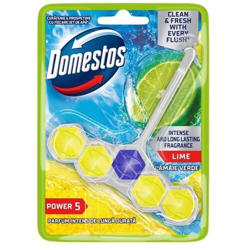 Domestos Osveživač za WC &amp;scaron;olju, Kuglice, Limun, 50g Slike