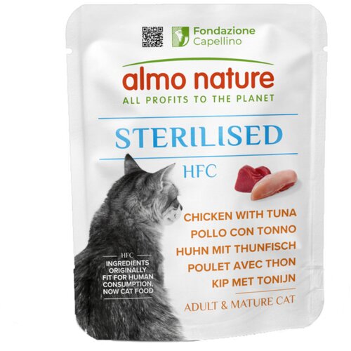 Almo Nature HFC Sterilised 6 x 50 g - Piletina s tunom Cijene
