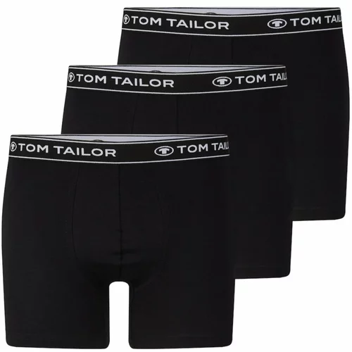 Tom Tailor Bokserice crna / bijela