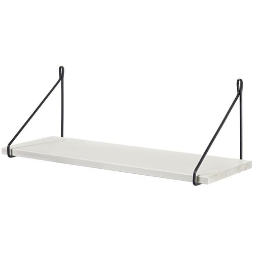  Set zidnih polica (D x &amp;Scaron; x D: 80 x 20 x 1,9 cm, Bijele boje) Slike
