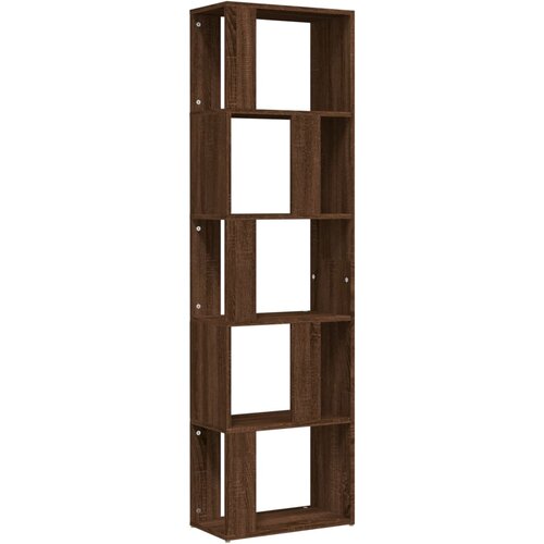 Maison Chic Knjižna omara - Knjižni regal rjav hrast 45x24x160 cm inženirski les, (21725317) Slike