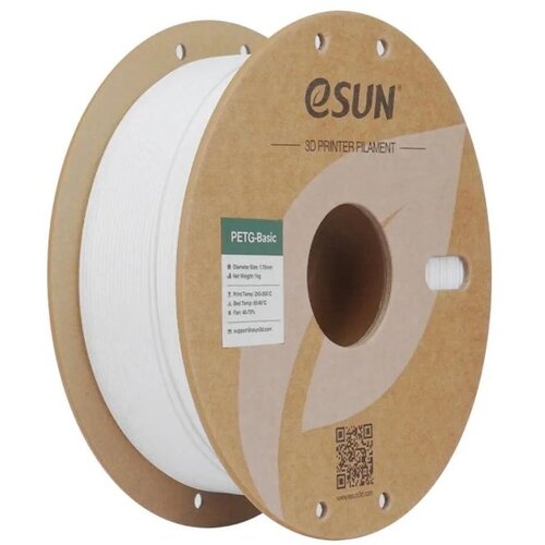 eSUN PETG Basic BIJELA (White) 1kg 1.75mm PaperRoll (PETG-BASIC175W1P1) Cijene