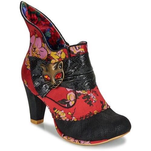 Irregular Choice Gležnjarji MIAOW Rdeča Cene