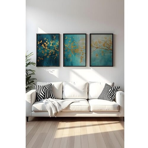 Wallity Dekorativna uramljena MDF slika 3kom Huhu485S 50x70 Slike