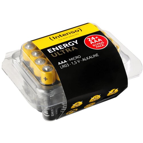 Intenso alkalna baterija, AAA LR03/24, 1.5V, blister 24 kom Cijene