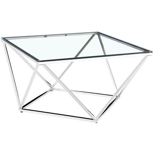 Ena Sto 100x100x46cm, Srebrne boje Cene