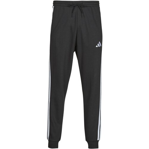 Adidas Spodnji deli trenirke Essentials 3-Stripes Fleece Joggers Črna Cene