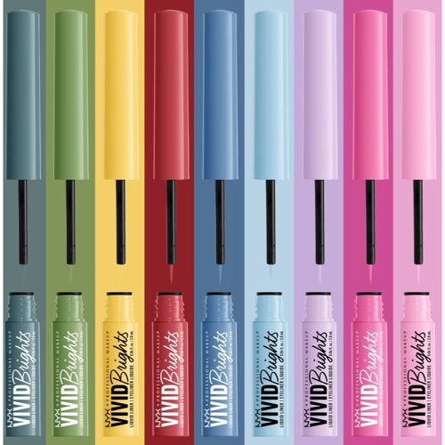 NYX Professional Makeup Vivid Brights črtalo za oči za izredno natančen nanos 2 ml odtenek 08 Don&amp;acute;t Pink Twice Slike