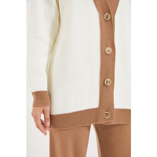 Trendyol Camel Knitwear Bottom-Top Set Cene