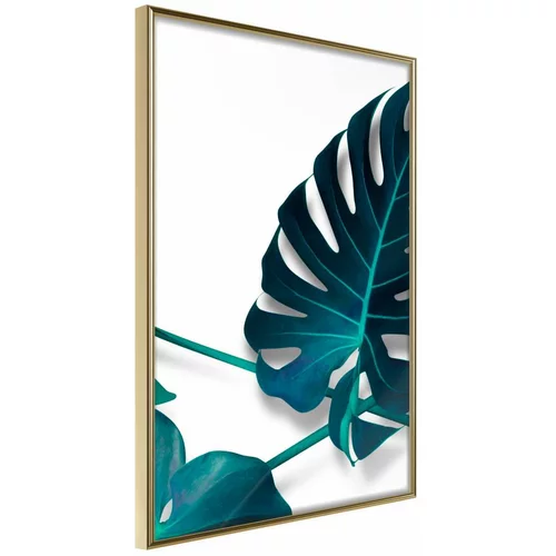  Poster - Turquoise Monstera I 30x45