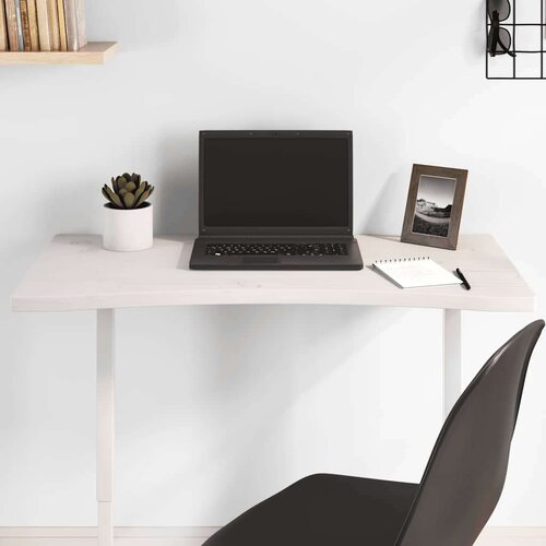 vidaXL Mizna plošča bela 80x40x2,5 cm trdna borovina Cene