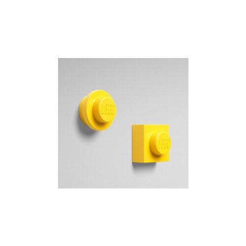 Lego set magneta (2 kom), žuti Cene
