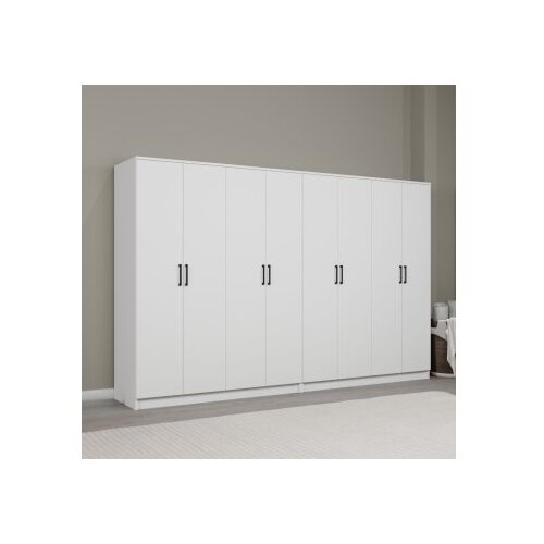 Hanah home Ormar Kardelen 1600-128, 280x180x51.8 cm, Bijeli Cene