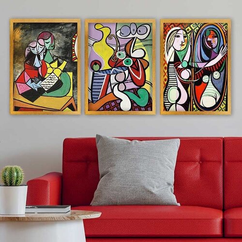 Wallity Set uramljenih slika 3AC_UNPP01, 3 Dela Cene