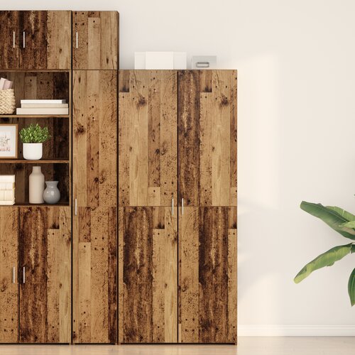 VidaXL Highboard Staro drvo 40x42.5x185 cm inženjersko drvo Slike
