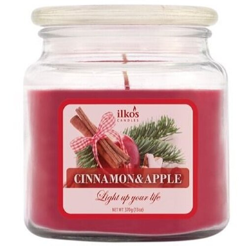 Ilkos Dišeča sveča Fresh Apple&Cinnamon (srednja, vonj jabolko-cimet) Cene