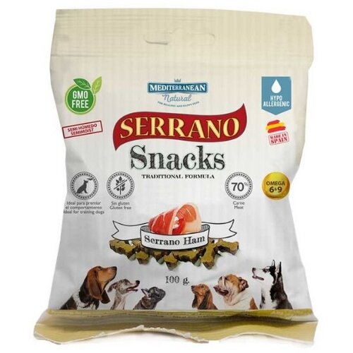 Mediterranean Natural poslastica za pse Serrano Gluten-free šunka 100 g Cene