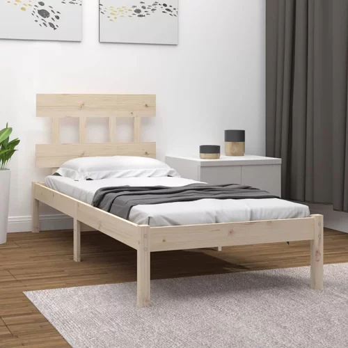  Okvir za krevet od masivnog drva 90 x 190 cm 3FT jednokrevetni