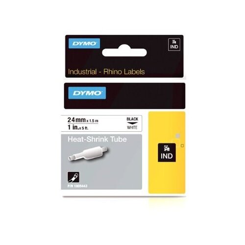 Dymo IND Heat-Shrink Tube Labels - 24mm x 1,5m Slike