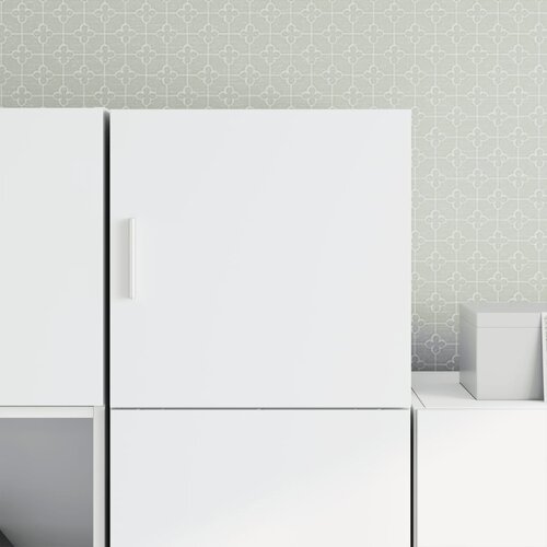VidaXL Stenska omarica bela 40x42,5x40 cm inženirski les Slike