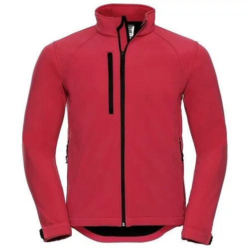 RUSSELL Red Men's Soft Shell Jacket