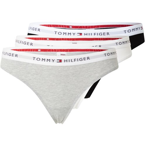 Tommy Hilfiger Underwear Tangice siva / črna / bela Cene