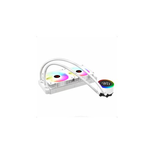 CPU hladnjak AIO Liquid RAMPAGE HELIOS C15 White 12cm Fan Temperature Display Intel LGA1700/AMD AM5 ARGB 240mm Liquid Cooling Fan, 40917 Cijene