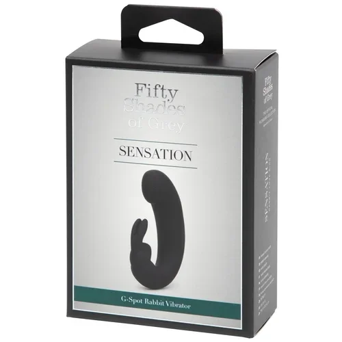 Fifty Shades of Grey Petdeset odtenkov sive - Sensation vibrator za točko G z blazinicami za polnjenje (črn)
