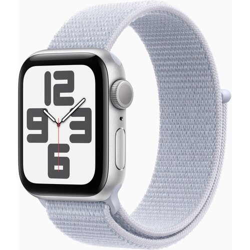 Apple Watch SE GPS 44mm Silver Blue Cloud Loop, (21454811) Slike