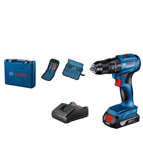 Bosch AKU VIBR BUŠILICA GSB185 1X2.0+PRIBOR KOFER Cene
