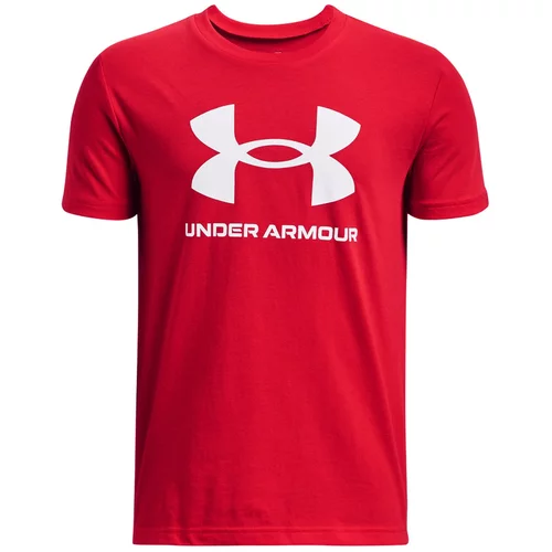 Under Armour UA Sportstyle Logo Majica otroška Rdeča