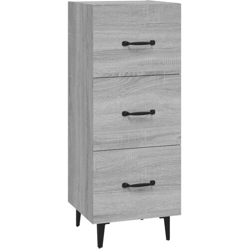 Maison Chic Komoda - Predalnik siva sonoma 34,5x34x90 cm inženirski les, (21717406) Slike