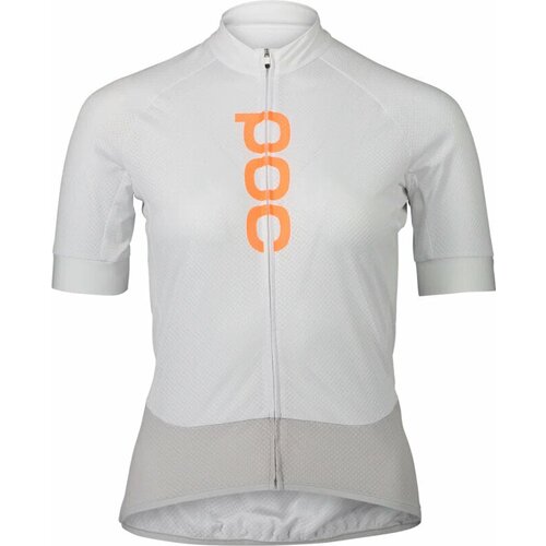 Poc Essential Road Logo Jersey Hydrogen White/Granite Grey S Slike
