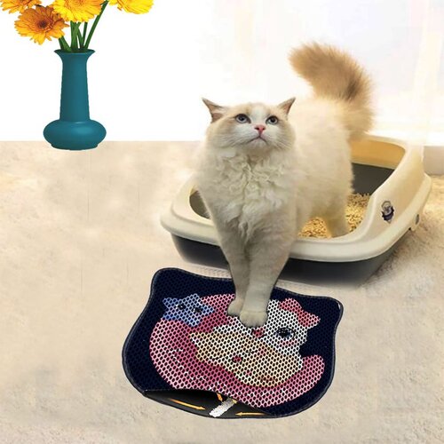WALLXPERT Kdkafa0065 multicolor cat litter mat Cene