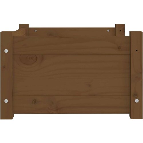  Krevet za pse boja meda 75 5x55 5x28 cm od masivne borovine Slike