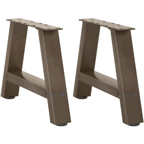 VidaXL Noge za klubsko mizico v obliki črke A, 2 kosa, 30 x (30-31) cm, jeklo, (5000044573) Slike