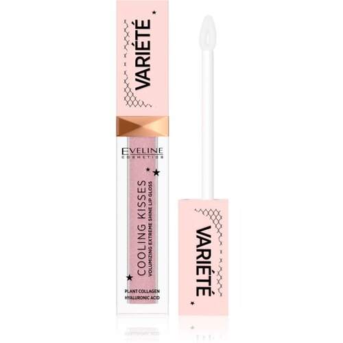 Eveline Cosmetics Vari&amp;eacute;t&amp;eacute; Cooling Kisses hidratantno sjajilo za usne sa učinkom hlađenja nijansa 02 Sugar Nude 6,8 ml Slike