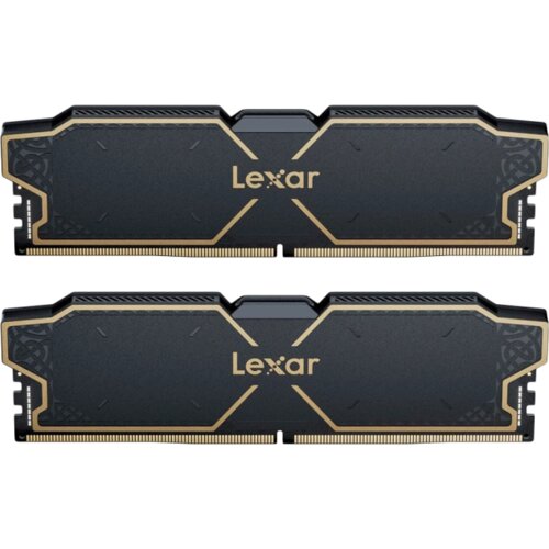 Lexar THOR 32GB DDR5 6000MHz (2x16GB KIT) CL38 DIMM, 1.3V, heatsink, Black Slike