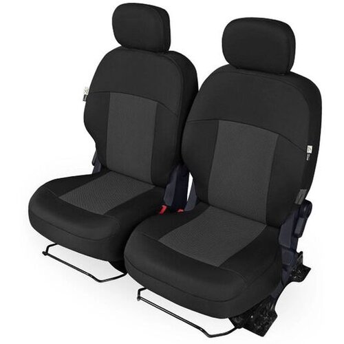 Kegel Blazusiak presvlake za prednja sedišta Crno/Siva Citroen Berlingo/Peugeot Partner 2008-2018 Slike