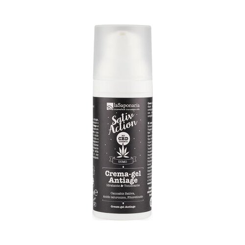 CBD kozmetika La Saponaria Uomo SativAction Anti-Aging kremni gel Cene