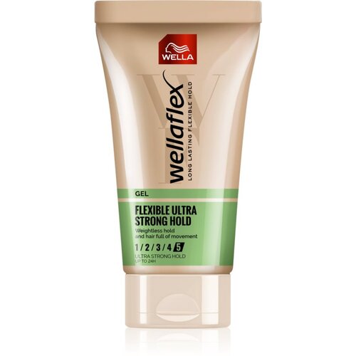 Wella Wellaflex Flexible Ultra Strong gel za kosu s dodatno pojačanim učvr&amp;scaron;ćivanjem 150 ml Slike