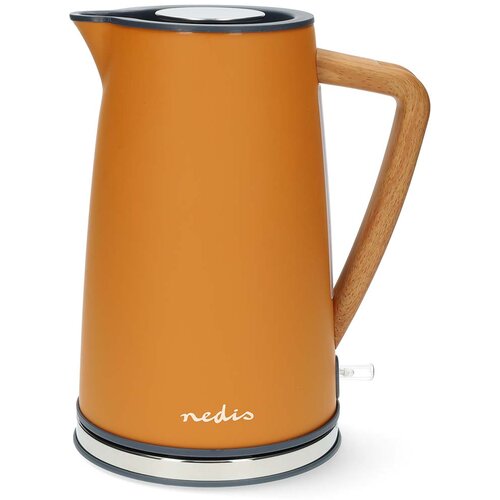 Nedis 1,7l električni čajnik Soft Touch 2200W z regulatorjem Strix, Oranžna, (5000071234) Cene