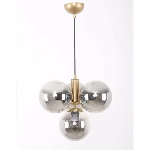 Squid Lighting Siva/u zlatnoj boji viseća svjetiljka sa staklenim sjenilom ø 15 cm Hector –
