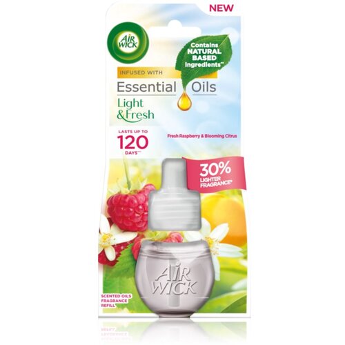 Air Wick Light &amp;amp; Fresh Fresh Raspberry &amp;amp; Blooming Citrus punjenje za aroma difuzer 19 ml Slike