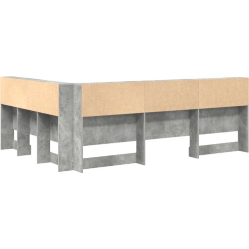  Skladi&amp;scaron;no uzglavlje Beton siva 160 cm Konstruirano drvo Slike
