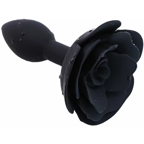 Kiotos rose silicone anal plug black