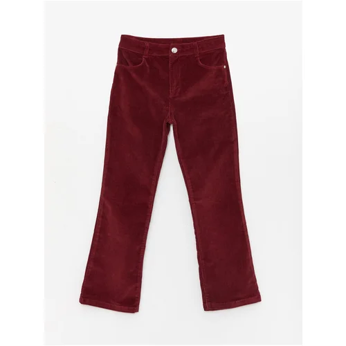 LC Waikiki Flared Velvet Girls' Trousers