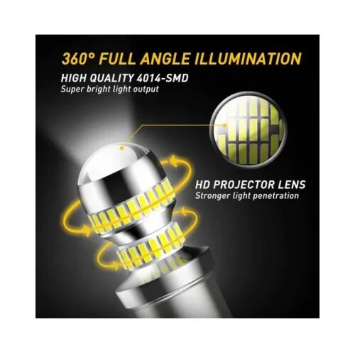 Auxito LED sijalice 1156 BA15S P21W 7506 6000K 1156-54H-DD-W2 Cene